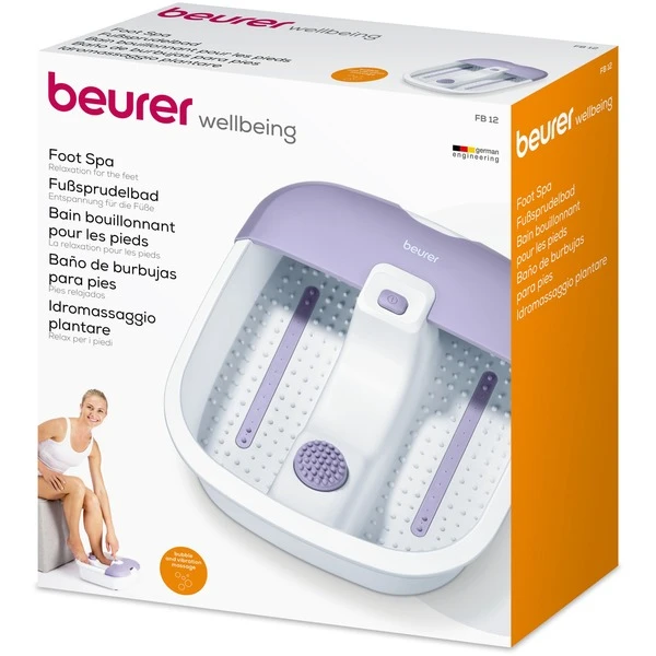 Beurer Fußsprudelbad FB 12 (weiß/lila) 2 Beurer Fußsprudelbad FB 12 (weiß/lila) – Bild 2