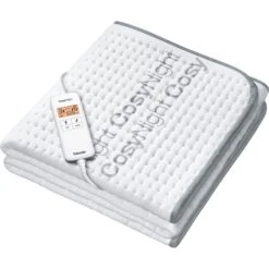 Beurer Komfort-Wärmeunterbett UB 190 CosyNight (weiß/hellgrau, 80 X 150 Cm)